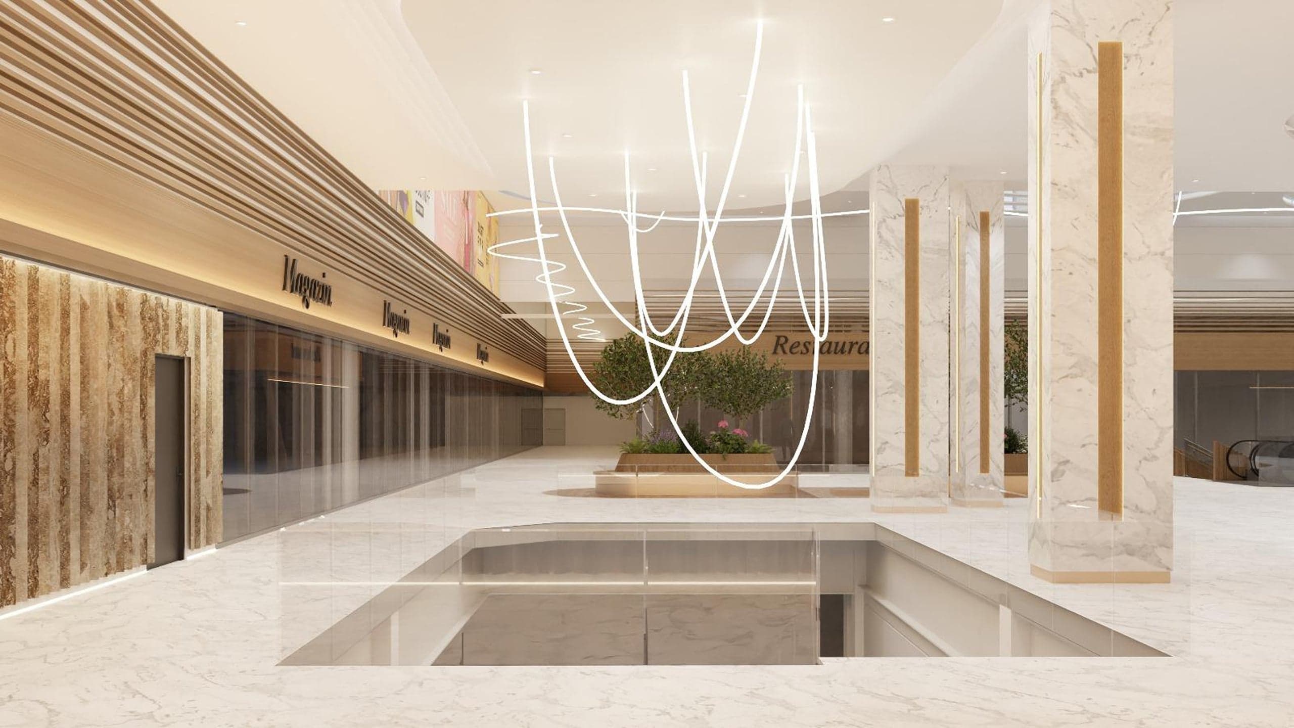 Spațiu comercial din Mall Ario amenajat de PODOQ Studio