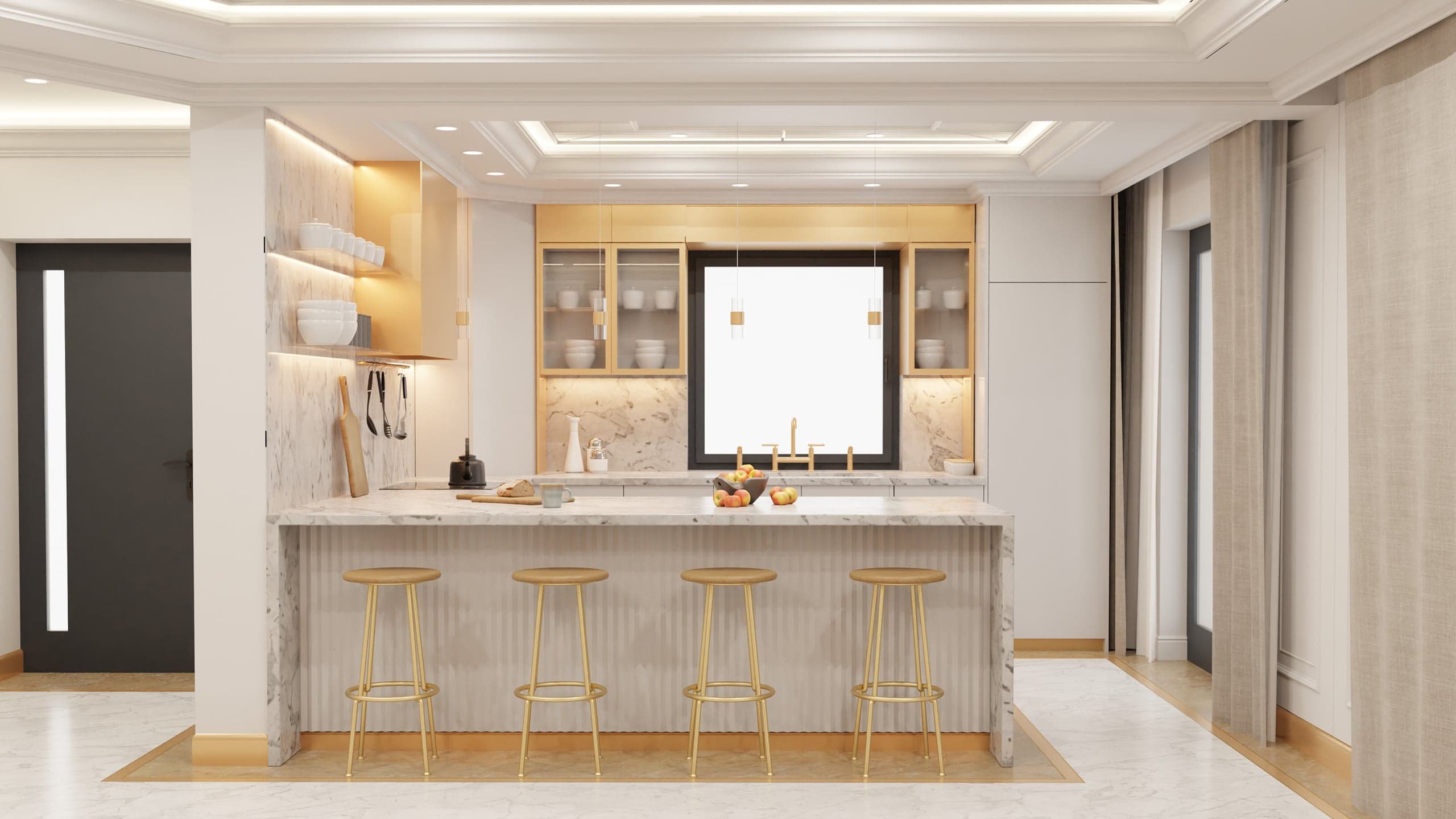 Interior contemporan din Reședința Thesa