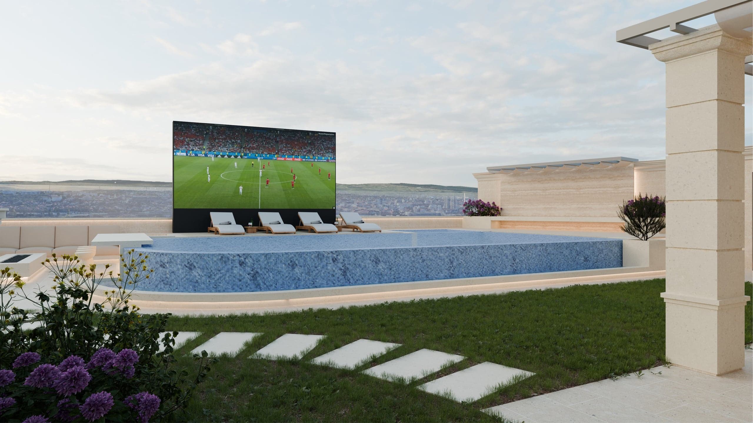 Terasa Panoramică — spațiu exterior pentru relaxare