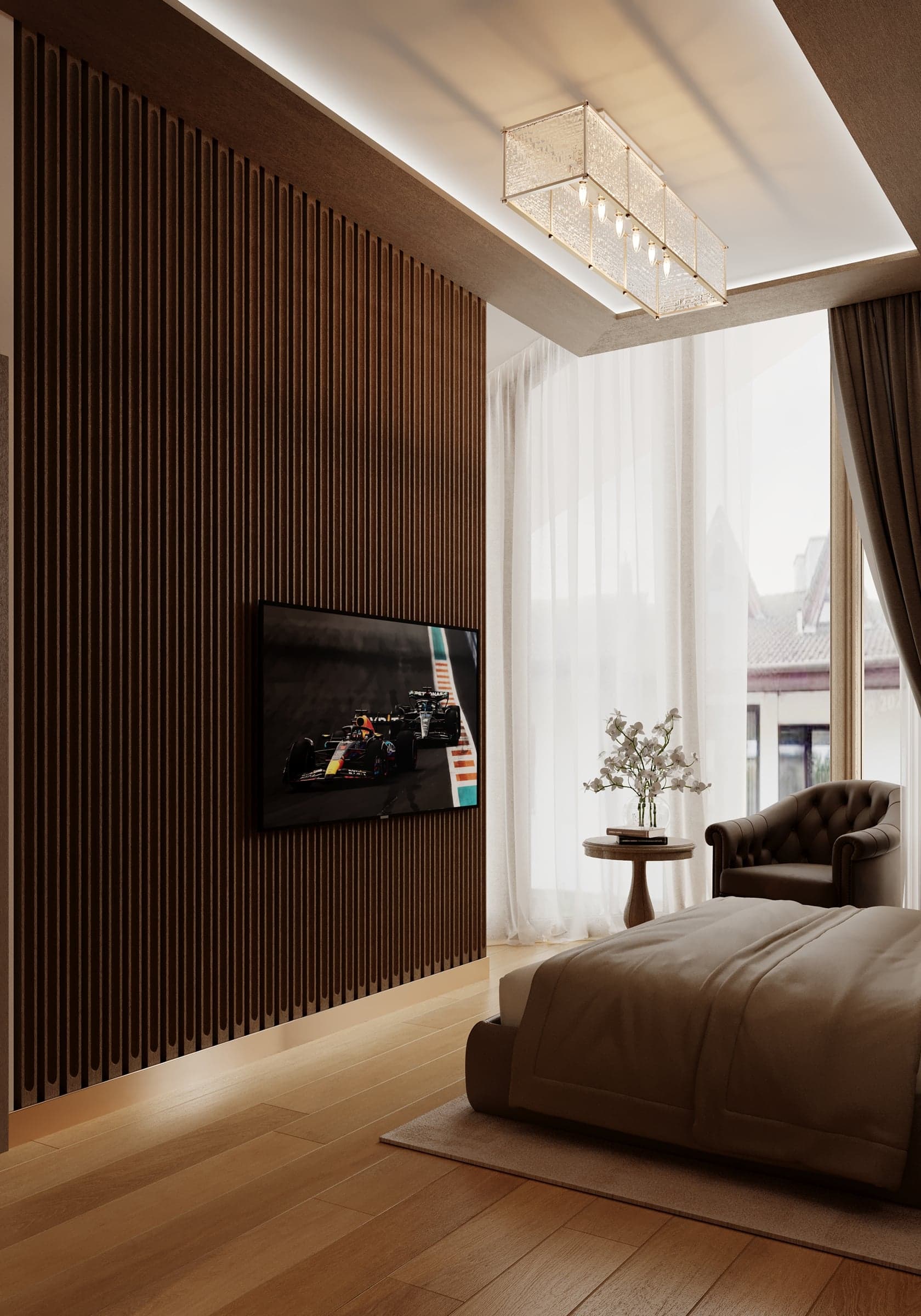 Detaliu de design interior în Casa Ambra